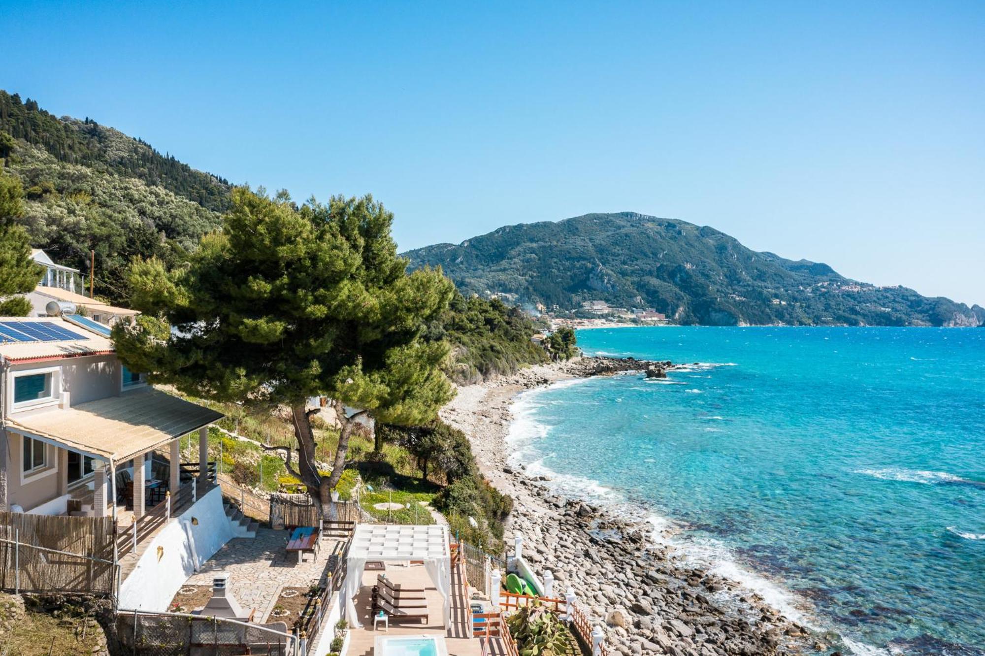 Villa Renata & Villa Filippos With Private Plunge Pool By Konnect Agios Gordios  Zewnętrze zdjęcie