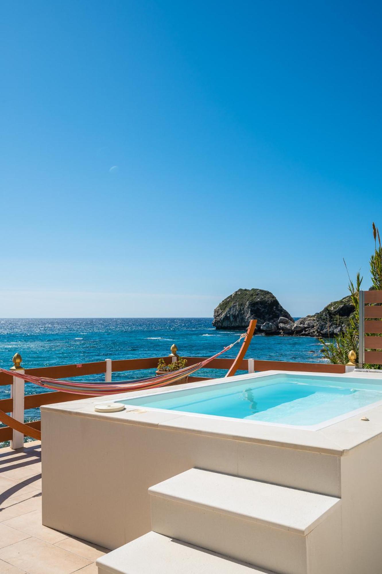 Villa Renata & Villa Filippos With Private Plunge Pool By Konnect Agios Gordios  Zewnętrze zdjęcie