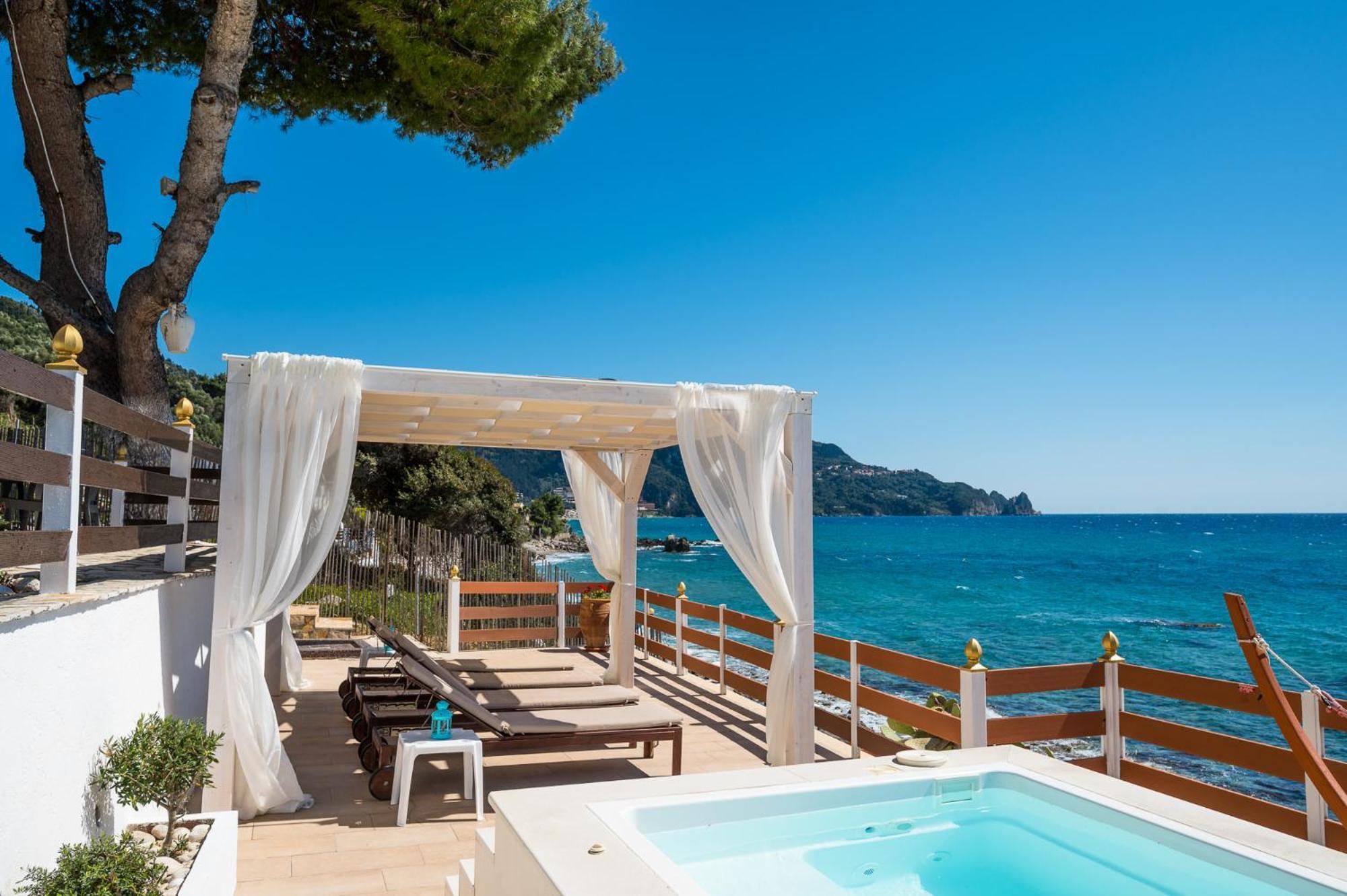 Villa Renata & Villa Filippos With Private Plunge Pool By Konnect Agios Gordios  Zewnętrze zdjęcie